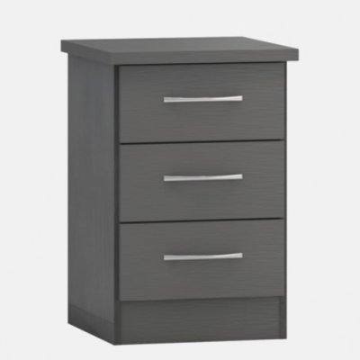 Nevada 2 drawer bedside 